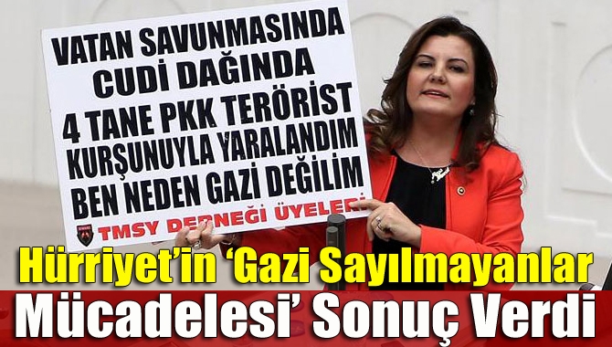 Terörle mücadele sırasında yaralanmalarına rağmen gazi sayılmayanların mücadelesini veren CHP’li