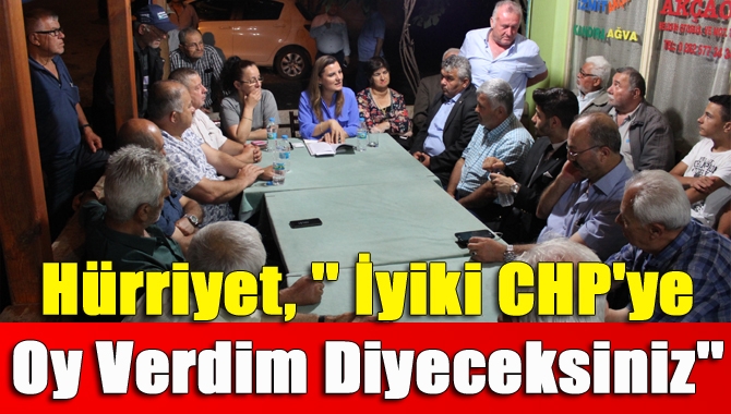 CHP Kocaeli Milletvekili Fatma Kaplan Hürriyet, Kandıra Akçaova Köyü’nde yaptığı