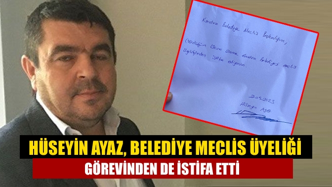 İYİ Parti Kandıra Belediye Meclis Üyesi iken partisinden istifa ederek
