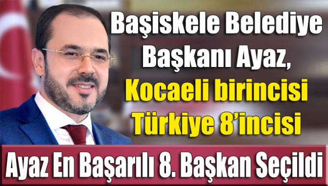 Başiskele Belediye Başkanı Hüseyin Ayaz, Andy-Ar’ın araştırmasında Kocaeli’de birinci Türkiye