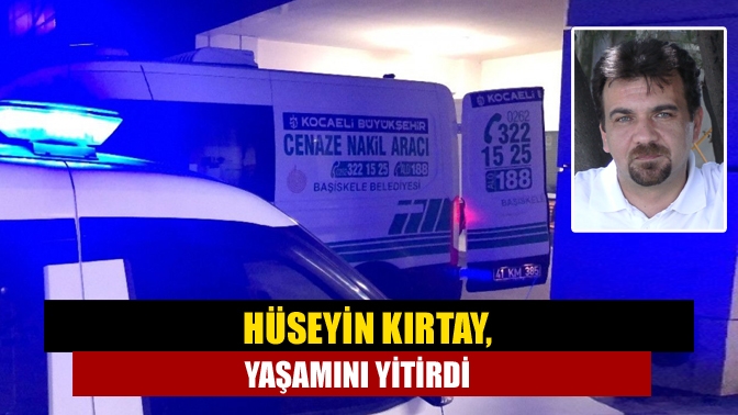 Kandıra Merkez Erikli Belenköy Mahallesi'nde Hüseyin Kırtay (55) yol kenarında
