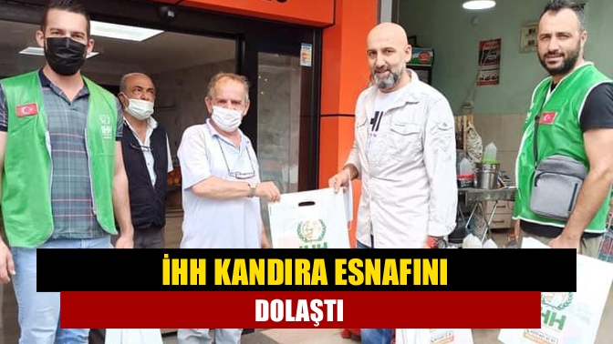 İHH Kandıra Şubesi, Kandıra esnaflarını ziyaret ederek çalışmaları hakkında bilgi