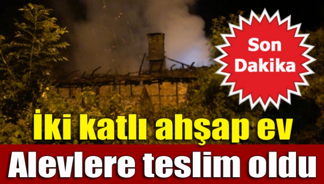 Kandıra'nın Döngelli Mahallesi'nde Turan Deniz'e ait evde yangın çıktı.