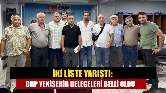 CHP İzmit Yenişehir Mahalle delege seçimi sonuçlandı. Beyaz liste seçimi