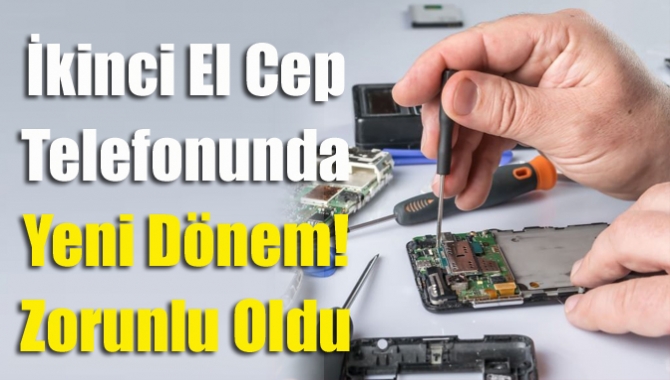 İkinci el cep telefonlarının satışa hazırlanması öncesinde tamir ve bakımını
