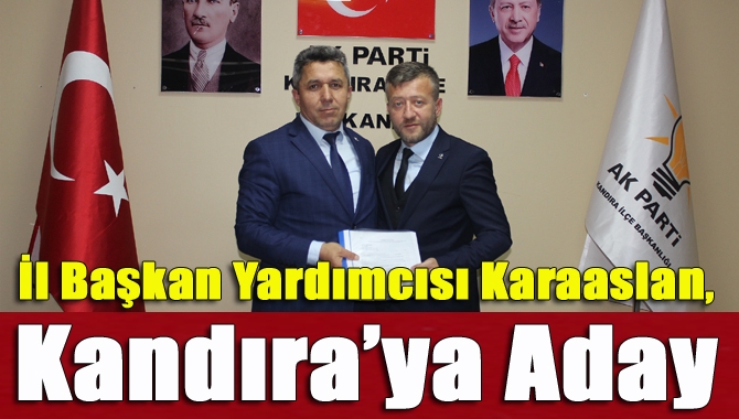 AK Parti İl Başkan Yardımcılığı görevinden istifa eden Yakup Karaaslan,