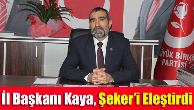 BBP İl Başkanı Remzi Kaya, ilimize yapılacak çöp depolama tesisi