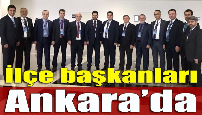 AK Parti’nin ilçe başkanları Ankara’daki toplantının ardından, referandum ile ilgili