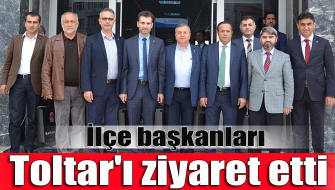 AKP’li ilçe başkanlarının ziyaretinde konuşan Dilovası Belediye Başkanı Ali Toltar,