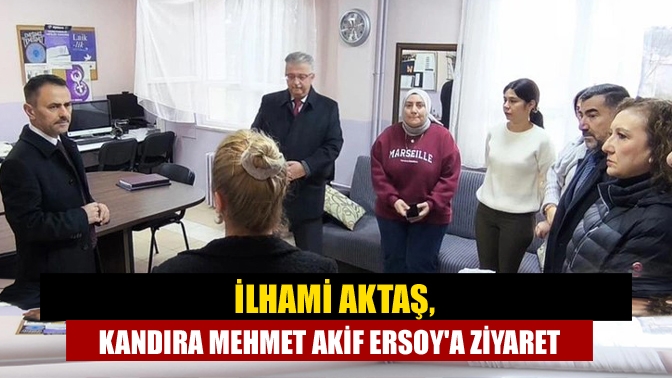 Kocaeli Valisi İlhami Aktaş, güne kendisine eşlik eden Kandıra Kaymakamı