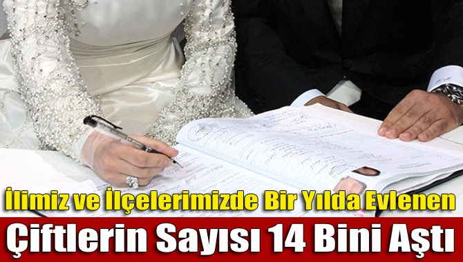 (TÜİK) Kocaeli Bölge Müdürlüğü, 2016 yılı evlenme istatistiklerini açıkladı. 