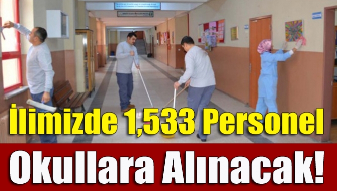 Milli Eğitim Bakanlığı tarafından okullara İŞKUR’dan tam 80 bin çalışan