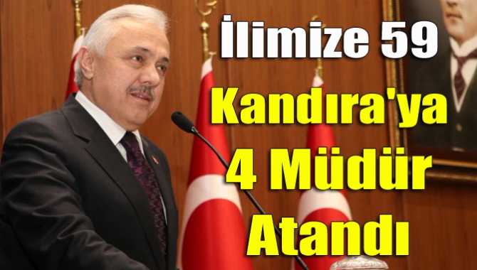 İl genelinde müdür kadrosu boş olan ya da müdürü 4