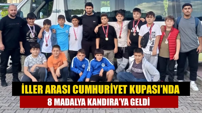 Kandıralı güreşçilerimiz, Cumhuriyetin 100. yılı etkinlikleri kapsamında Derince ’de düzenlenen
