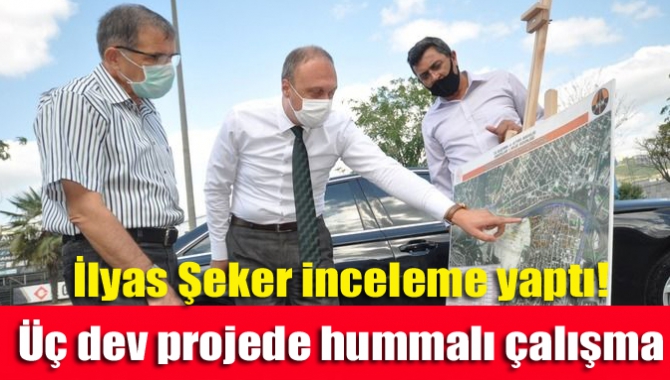 AK Parti Kocaeli Milletvekili İlyas Şeker, İzmit'in kuzeyinde yapımları devam