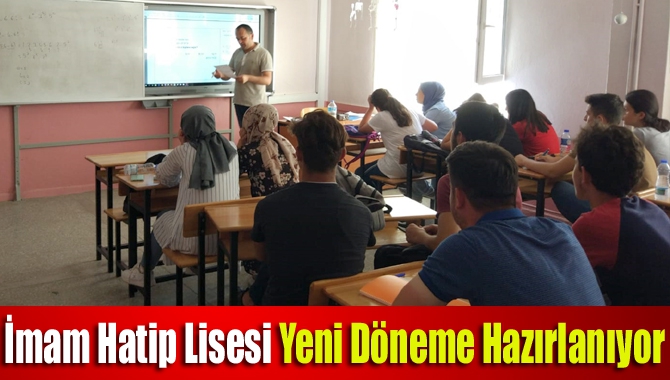 Kandıra Anadolu İmam Hatip Lisesi yeni eğitim öğretim yılına hazırlanıyor.