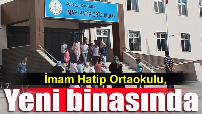 Kandıra İmam Hatip Ortaokulu, yıkılan eski Kandıra Lisesi binasının üzerine