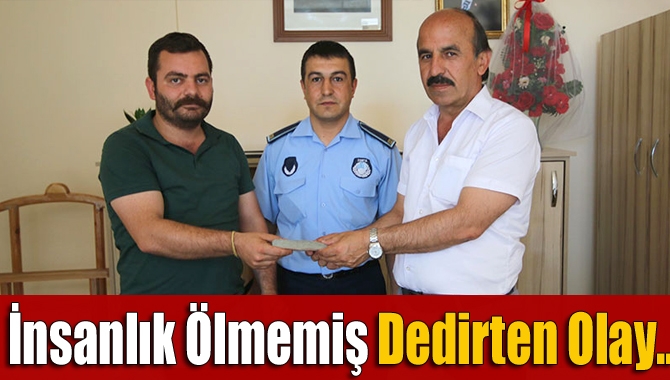 Kandıra'da bir kişi bulduğu para dolu cüzdanı zabıtaya teslim etti.