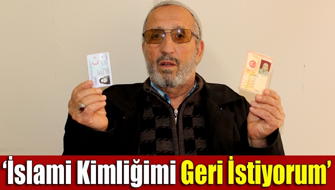 SP Kandıra eski ilçe başkanı İlyas Yazıcı, yeni kimlik kartlarından