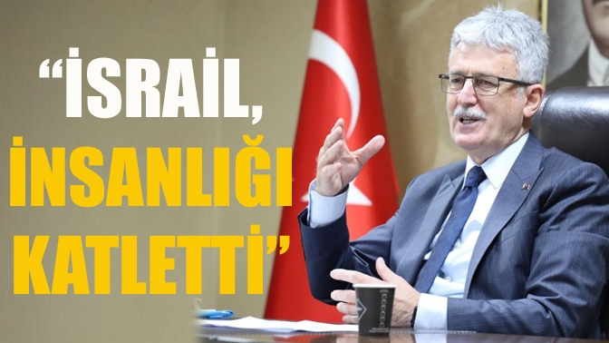 AK Parti İl Başkanı Mehmet Ellibeş, İsrail’in Filistin’deki saldırılarını kınayarak