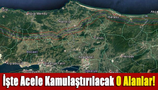 TEİAŞ’ın enerji hattı projesi çerçeveden Kocaeli sınırları içinde acele kamulaştırma