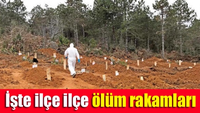 İşte ilçe ilçe ölüm rakamları... Kocaeli’de bir yılda kaç kişi