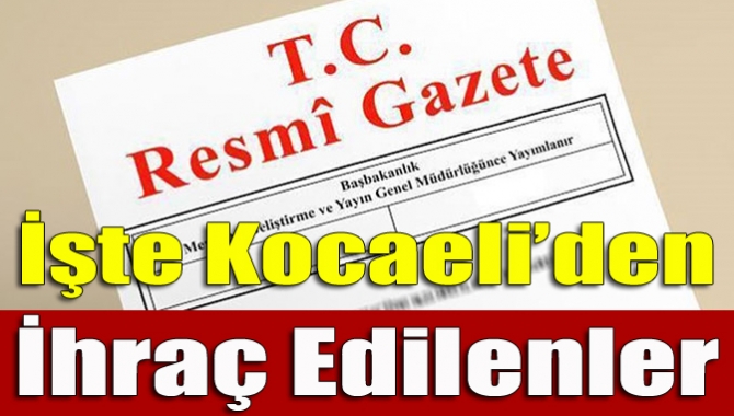 OHAL kapsamında yayımlanan 692 Sayılı KHK ile toplam 7 bin