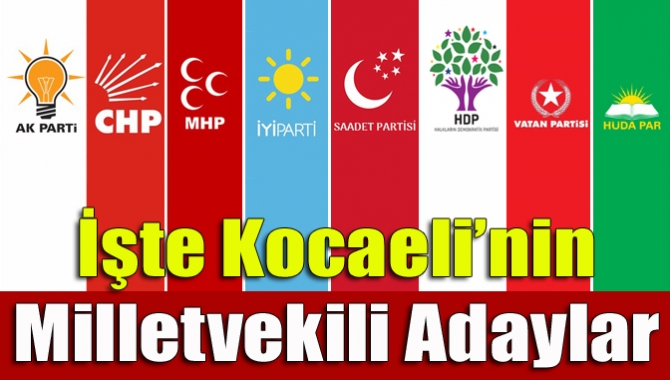 Partilerin listelerini Yüksek Seçim Kuruluna teslim etmesi ile tüm partilerin