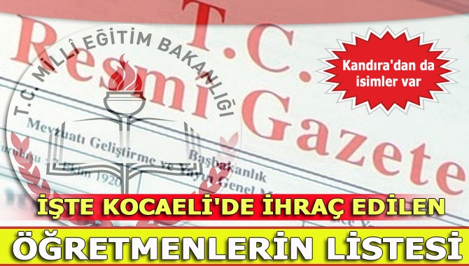 Yayınlanan Kanun Hükmünde Kararname ile kentimizde çok sayıda öğretmen memurluktan