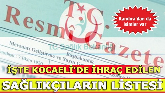 Resmi Gazete'de yayınlanan Kanun Hükmünde Kararname ile kentimizde çok sayıda