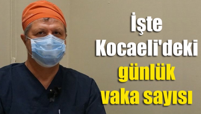 Kocaeli Tabip Odası Başkanı Ardaman, “Keşke rakamlar en baştan beri