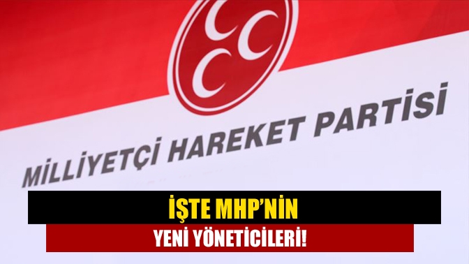 MHP İl Başkanlığı’na atanan Murat Nuri Demirbaş’ın yönetimi görev dağılımını