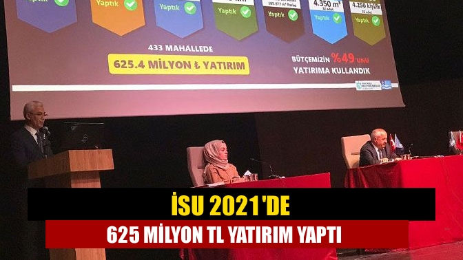 İSU’nun 2022 yılı ilk genel kurulunda 2021 yılı faaliyet raporu