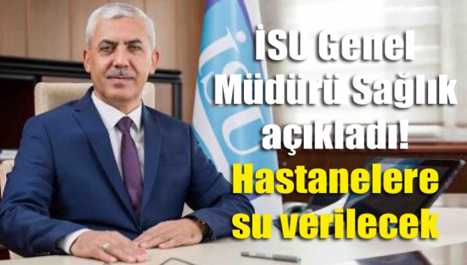 İSU Genel Müdürü Ali Sağlık, 30 Aralık Çarşamba günü saat