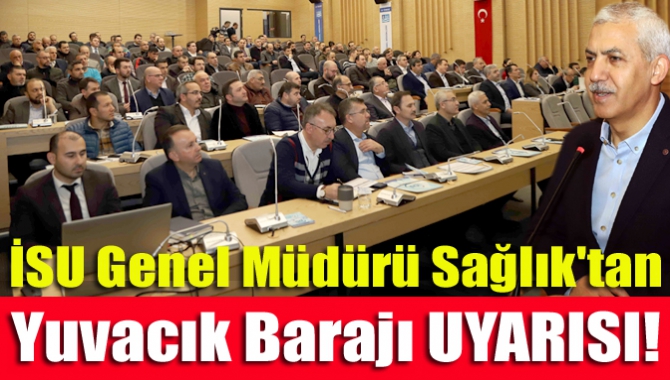 İSU Genel Müdürü Ali Sağlık, "Ocak ayı bitti ama Yuvacık