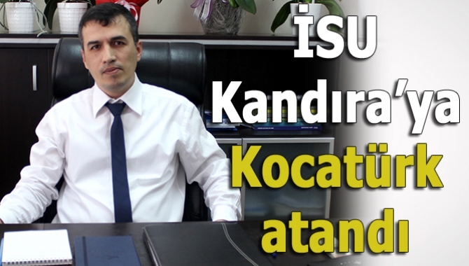 İSU Kandıra Şube Müdürü Medine Cici’nin yerine atanan Hakan Kocatürk,