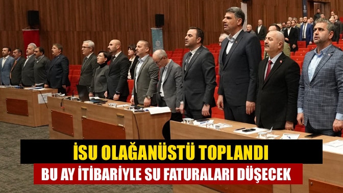 Ocak ayı meclis toplantısının ardından İSU Olağanüstü Genel Kurulu gerçekleştirildi.