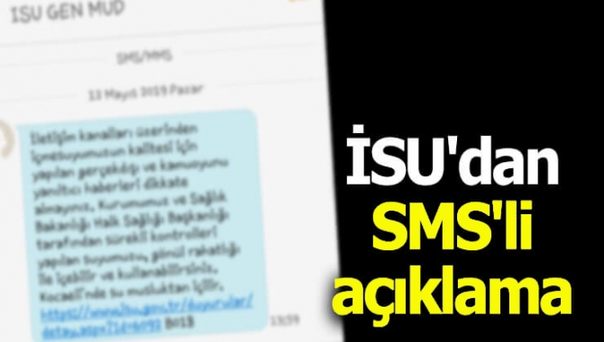 İzmit'te bazı bölgelerde şebeke sularında ölümcül bakteriler olduğu ve suyun