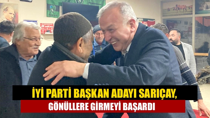 Gittiği her noktada hemşerilerinin sevgi ve yoğun ilgisiyle karşılanan İYİ