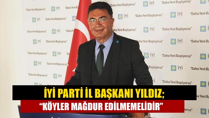 İYİ Parti Kocaeli İl Başkanı Şanbaz Yıldız, "Köy statüsünden mahalle