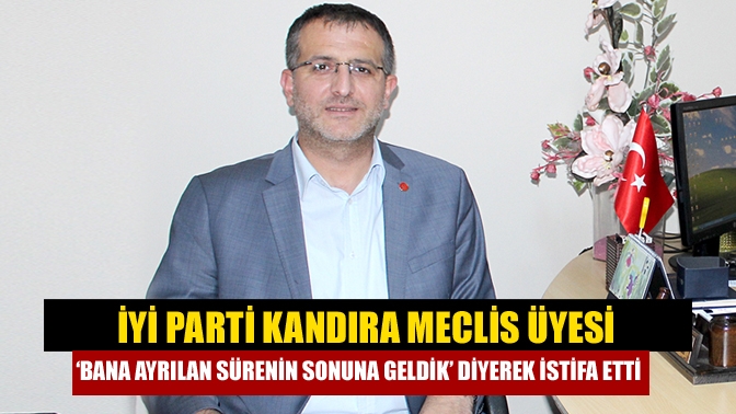 İYİ Parti’de son dönemde yaşanan istifalar devam ediyor. Kandıra Belediye