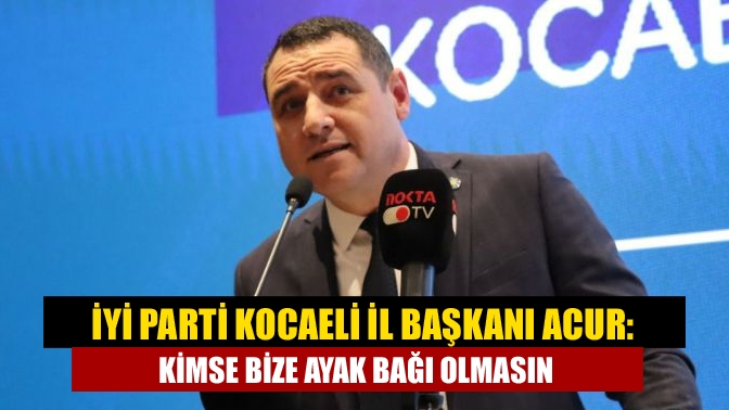 İYİ Parti Kocaeli Proje ve Aday Tanıtım Toplantısı’nda konuşan İYİ