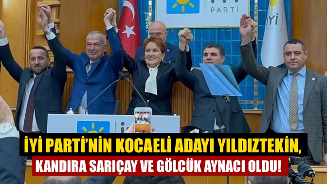 İYİ Parti Genel Başkanı Meral Akşener, partisinin Kocaeli Büyükşehir Belediye