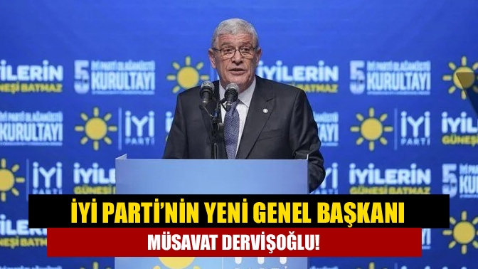 İYİ Parti 5. Olağanüstü kurultayla yeni genel başkanını seçti. İlk