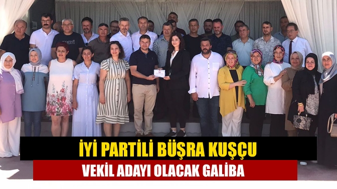 İyi Partinin tanınmış isimlerinden Büşra Kuşçu ilimizde kurulu manav kültür