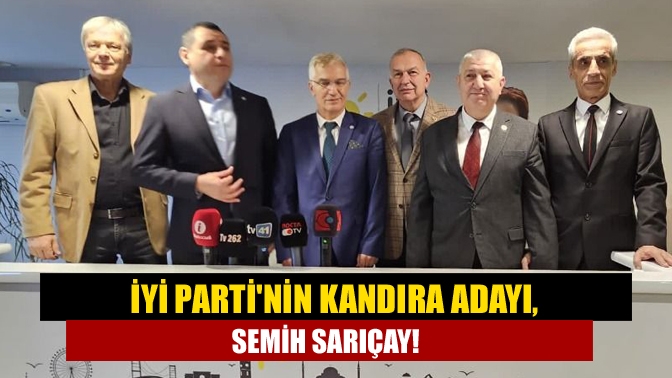 Yerel seçimlerde Kandıra Belediye Başkanlığı için kesinleşen adayı açıklayan İYİ