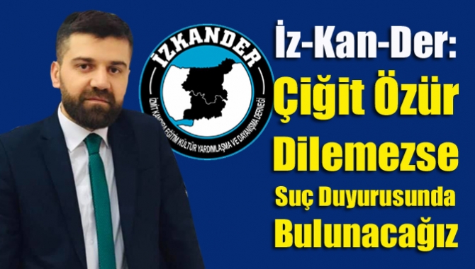 İzmit Kandıra Eğitim Kültür ve Dayanışma Derneği (İz-Kan-Der) Başkanı Ömer