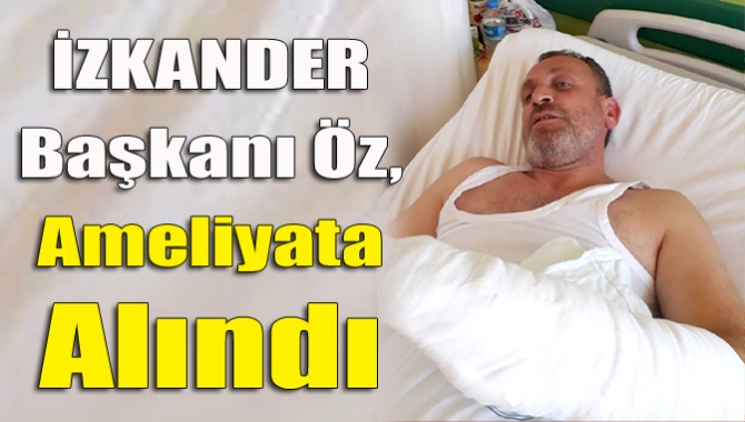 İZKANDER’in başkanı Hüseyin Öz, kurban kesimi sırasında talihsiz bir kaza