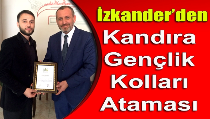 İlimizin aktif sivil toplum kuruluşlarından İZKANDER, Kandıra Gençlik Kolları başkanını