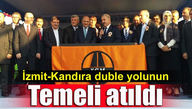 İzmit-Kandıra yolundaki kazalara çare olacak duble yolun temel atma töreni